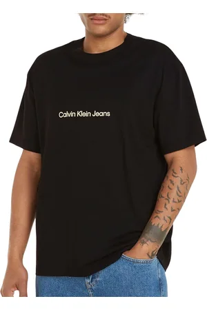 Calvin Klein Square Frequency Logo Shirt Heren