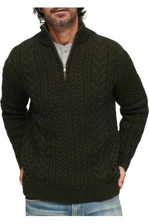Superdry Vintage Jacob Henley Trui Heren