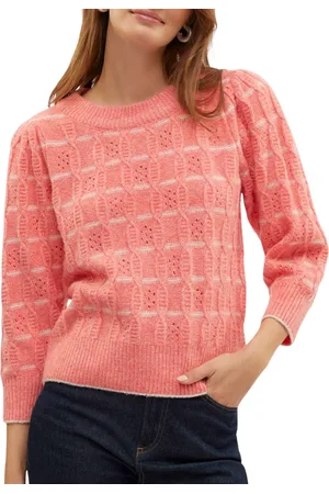 VERO MODA New Leonor 3/4 Crewneck Sweater Dames