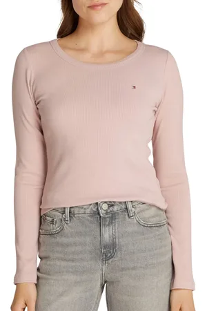 Tommy Hilfiger Slim 5X2 Rib Longsleeve Shirt Dames
