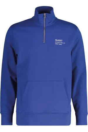 GANT Script Half Zip Sweater Heren