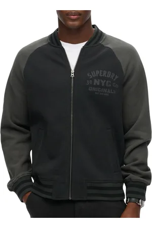 Superdry College Graphic Jersey Bomber Vest Heren