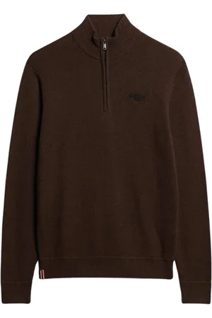 Superdry Essential Knit Henley Trui Heren