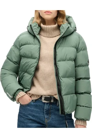 Superdry Hooded Sports Puffer Winterjas Dames