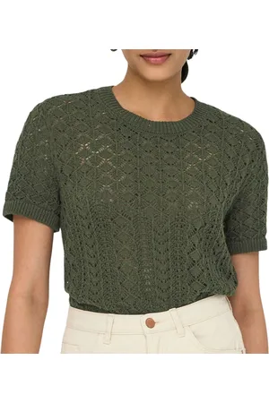 ONLY Saga Life Knitted Crew Shirt Dames