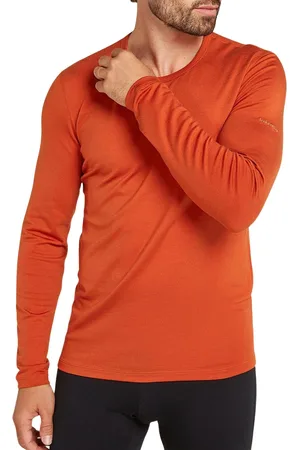 Icebreaker Core Heavyweight LS Crewe Thermoshirt Heren