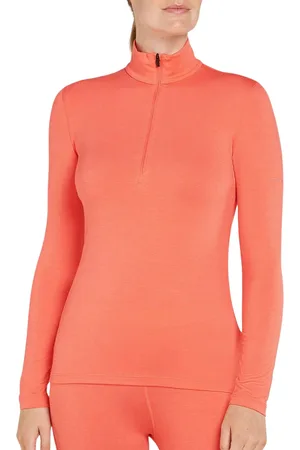 Icebreaker Core Heavyweight Half Zip LS Thermoshirt Dames