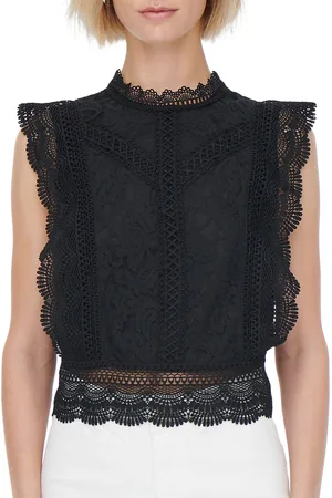 ONLY Karo Sleeveless Lace Top Dames