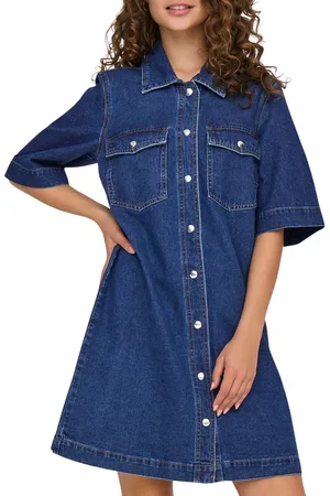 ONLY Belle Denim Jurk Dames