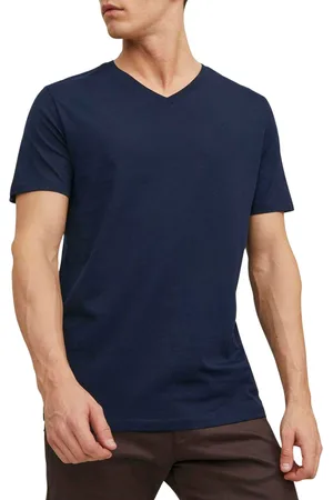 JACK & JONES Organic Basic SS V-neck Shirt Heren