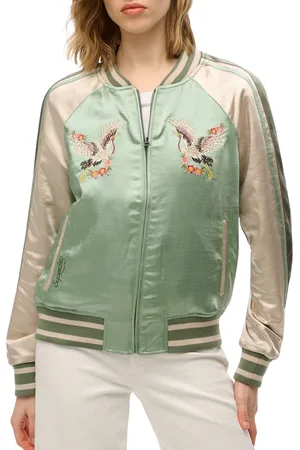Superdry Suikajan Embroidered Bomber Jas Dames