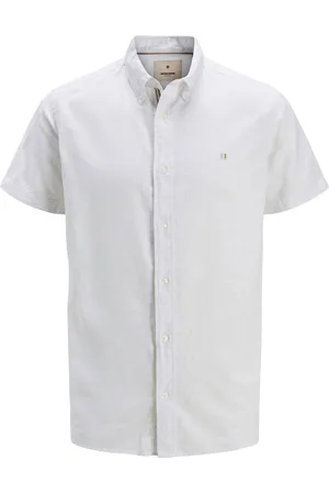 JACK & JONES Blu Summer Overhemd Heren