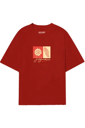 JACK & JONES Originals Canggu Front Crew Shirt Heren (plussize)