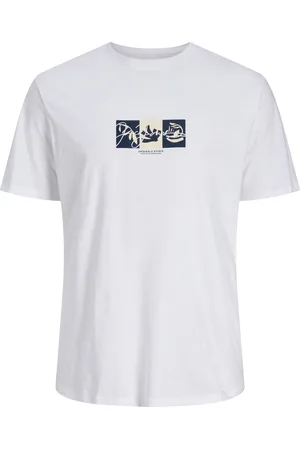 JACK & JONES Originals Canggu Front Crew Shirt Heren (plussize)