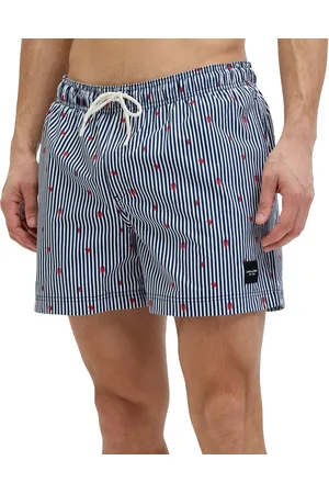 JACK & JONES Maui Mini Stripe Zwemshort Heren