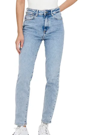 ONLY Emily Stretch High Waist Straight Fit Jeans Dames