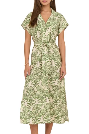 JDY Troya Life SL Midi Jurk Dames