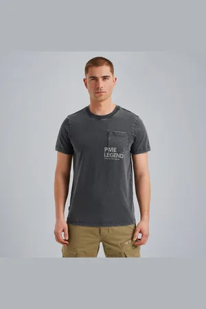 PME Legend™ T-shirt met garment-dye wassing