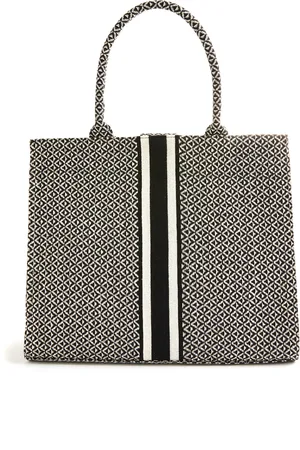Primark Black jacquard tote bag