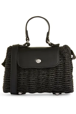 Primark Black wicker handbag