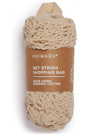 Primark Cream cotton net string shopping bag