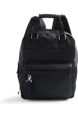 Primark Black twill top handle backpack