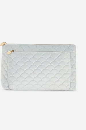 Primark Velvet scalloped toiletry bag