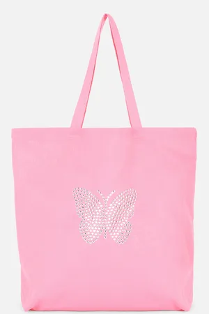 Primark Diamante butterfly canvas bag