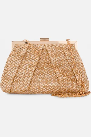 Primark Straw-look clutch bag