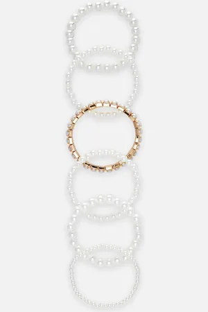 Primark Armbanden met parels, set van 6
