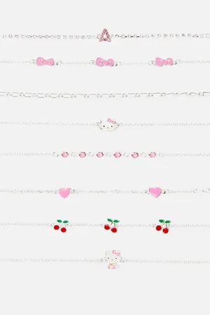 Primark Armbanden met initiaal Hello Kitty, set van 8