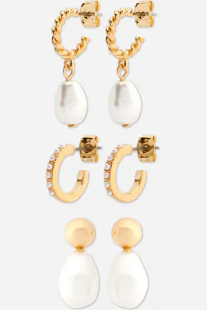 Primark Mini-oorringen met imitatieparels, set van 3
