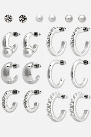 Primark Oorknopjes en oorringen, 9 paar