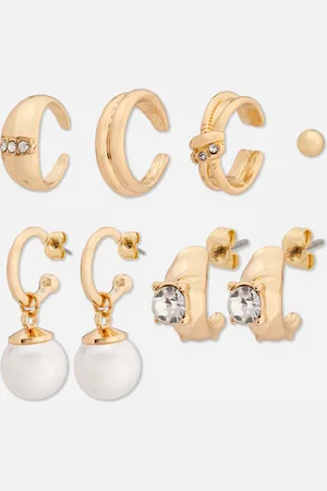 Primark Oorknopjes en oorringen met stras, set van 6