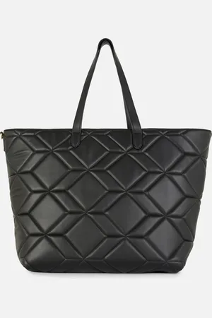 Primark Doorgestikte shopper van imitatieleer