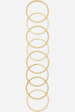 Primark Armbanden met textuur, set van 8