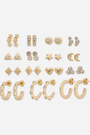 Primark Diverse oorknopjes en oorringen, set van 15