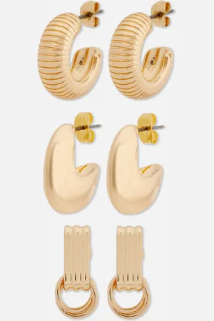 Primark Oorringen en lange oorbellen, set van 3