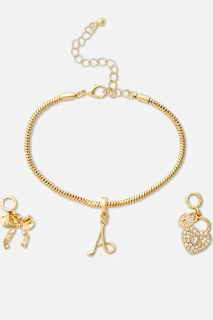 Primark Bedelarmband met initiaal