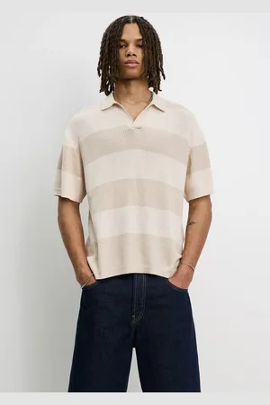 Pull&Bear Gestreepte Polo Met Structuur