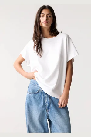 Pull&Bear Oversized T-Shirt Met Lange Mouw