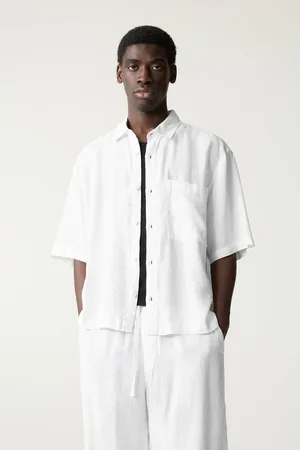 Pull&Bear 100% Linnen Boxy Fit Overhemd