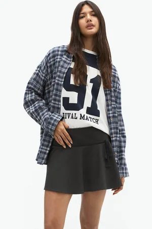 Pull&Bear Minirok Met Lage Taille En Strik