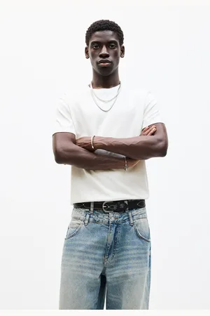 Pull&Bear Tricot T-Shirt Met Korte Mouw