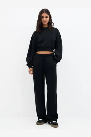 Pull&Bear Joggingbroek Met Wijde Pijpen