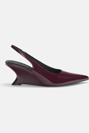 Pull&Bear Schoen Met Sleehak En Laklook Afwerking