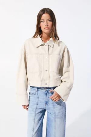 Pull&Bear Cropped Katoenen Jack