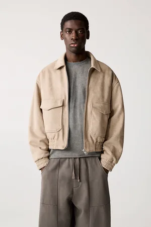 Pull&Bear Cropped Jack Van Imitatiesuède