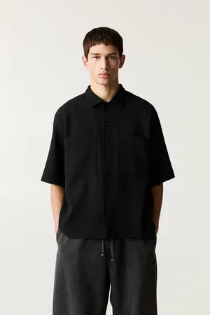 Pull&Bear Pliss?? Overhemd Met Korte Mouw