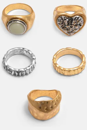 Pull&Bear 5-Pack Ringen Met Structuur